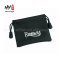 Single pull portable leather gift pouch